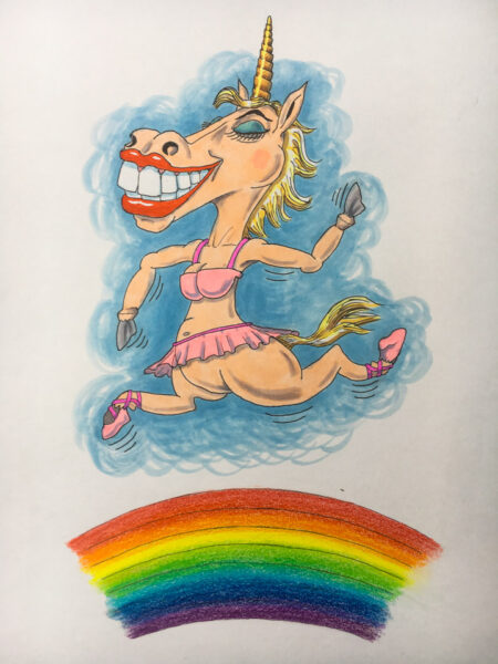 Drachentanz auf Regenbogen